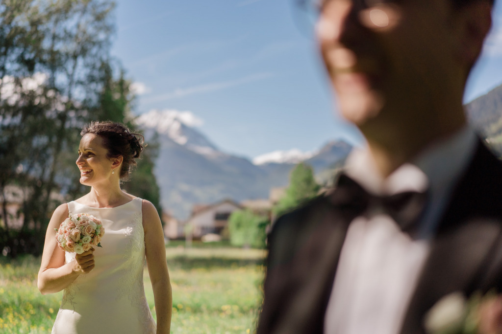 matrimonio fra le alpi svizzere