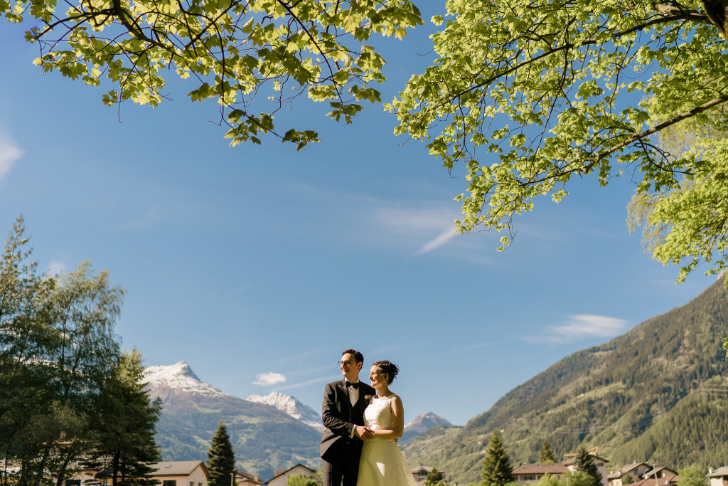 matrimonio fra le alpi svizzere